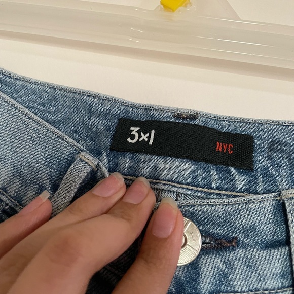 3x1 Shelter High-Rise Straight-Leg Spectrum Jeans - Picture 6 of 7